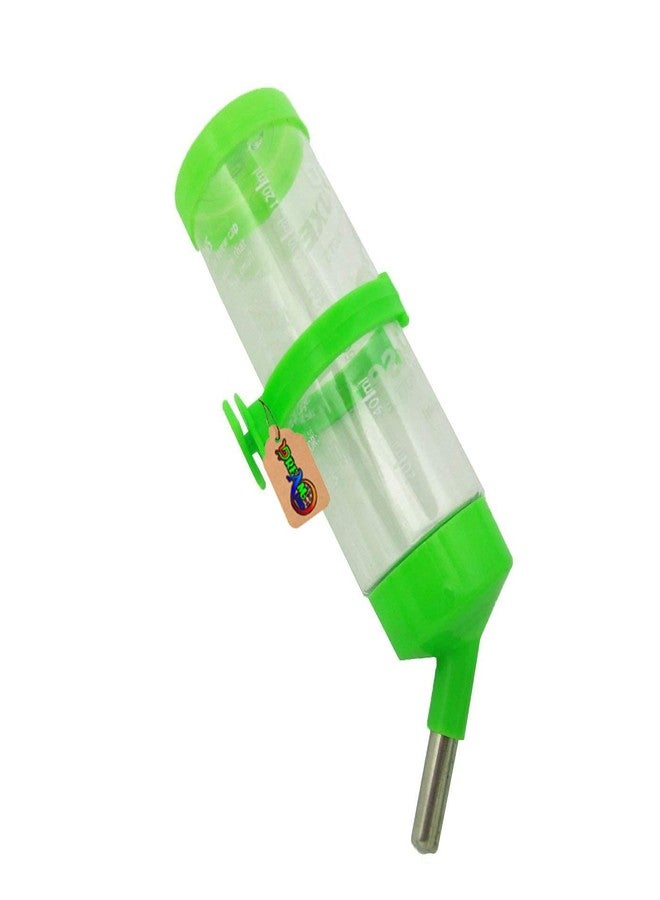 DreamAuro Leak Proof Cage Attachment Water Bottle Cum Feeder for Hamster, Guinea Pig, Rabbit, Puppy, Cat, Kitten, Dwarf, Gerbil, Mice and Ferret (125 ml, Green) - Image 4